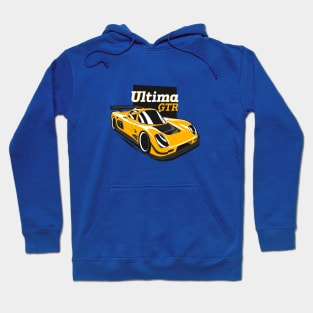 Yellow Ultima GTR Racing Hoodie